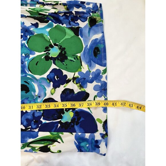 Lauren Ralph Lauren Women's Faux Wrap Dress Sz 10‎ Floral Colorful - Picture 12 of 12